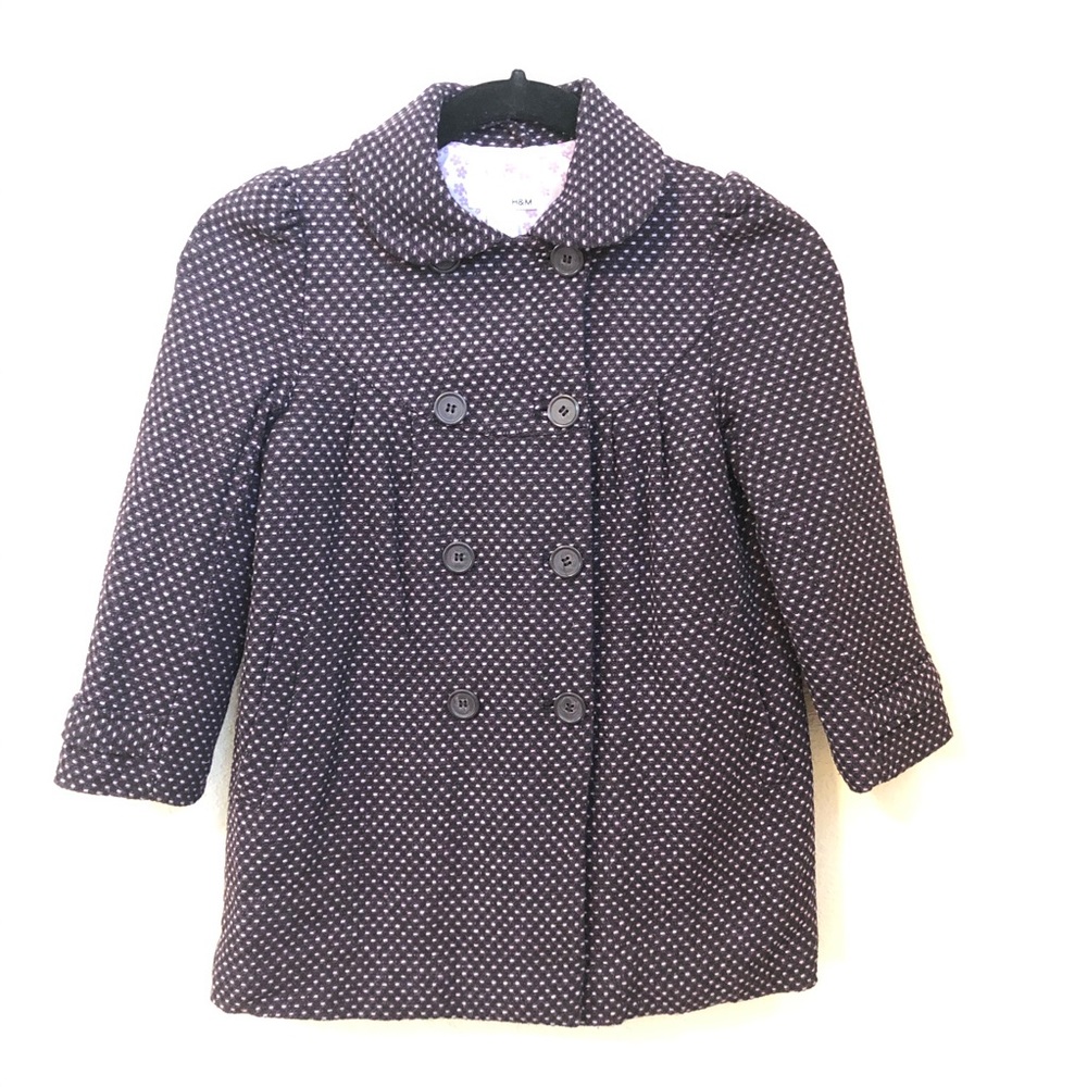 H&M girls peacoat